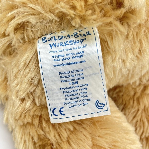 Build A Bear Classic Soft Nose Plush Light Brown 15" Teddy Stuffed Animal Toy - Picture 8 of 8